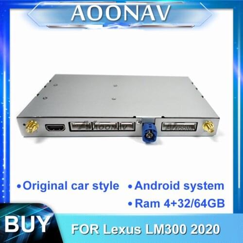 2din android car radio Decoding Box for-Lexus LM300 2020 car multimedia player GPS navigation Video Interface Decoding tool