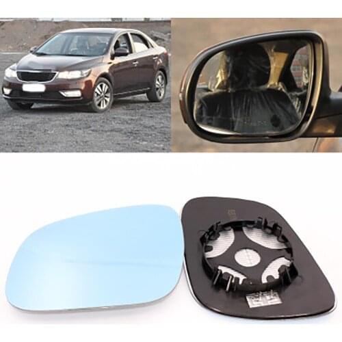 Large Vision Car Blue Side Rearview Mirror Glare Proof LED Lamp Heated Turn Single for Kia Freddy 2010-2020