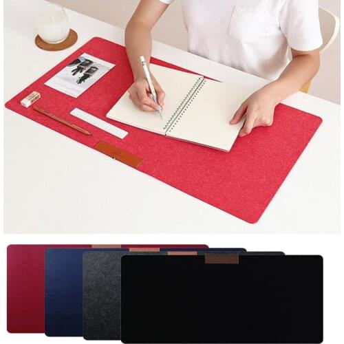 Large Office Computer Desk Mat Table Keyboard Big Mouse Pad Wool Felt Laptop Cushion Non-Slip Mat Gamer Mouse Pad Desk Pad Mat