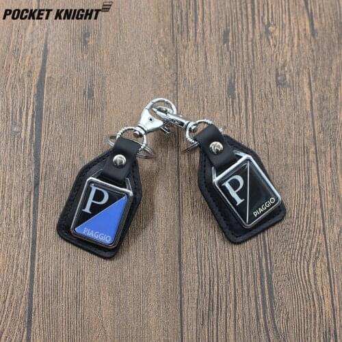 Motorcycle Keychain Keyring For Piaggio Vespa GTS300/ie Sprint Primavera Super Gtv Lx Px Et Key decoration card Vespa LOGO