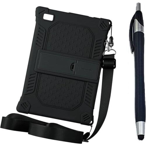 For Teclast M40 P20HD Case 10.1Inch Tablet Anti-Drop Protection Silicone Case Tablet Stand with Strap and Capacitive Pen