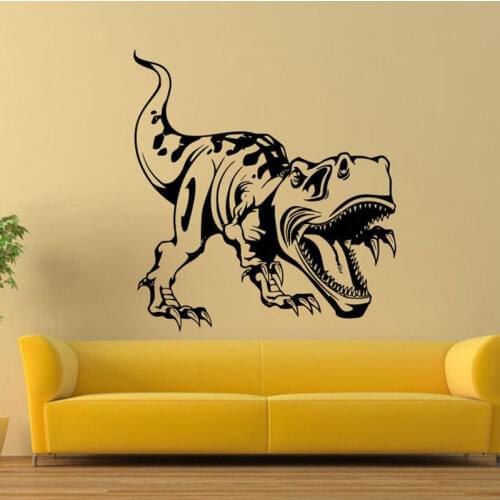 Dinosaur Dino T-Rex Jurassic Park Wall Sticker Vinyl Home Decor Kids Room Boys Bedroom Nursery Decals Art Murals Wallpaper 4521