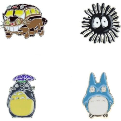 Cartoon Icon Chinchilla Enamel Pins Animal Jewelry Brooches Denim Jeans Lapel Pins for Kids Friends