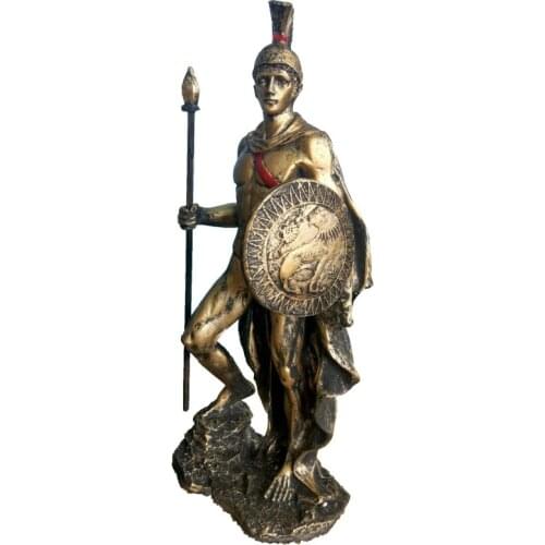 Greek Mythology The Goddess Of Fortune Full-Length Portrait Retro Resin Sculpture Creative Study Room Desktop Decoration X2034