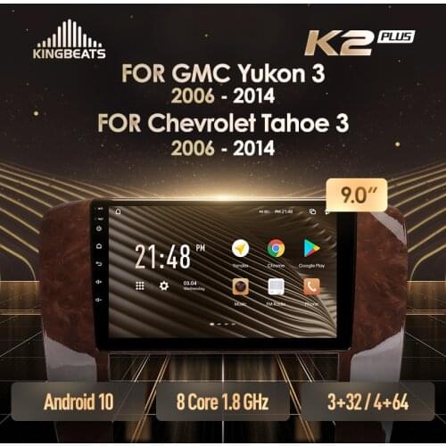 KingBeats Android 10 Octa-Core head unit HU 4G in Dash Car Radio Multimedia Video Player Navigation GPS For GMC Yukon 3 GMT 900 2006 - 2014 no dvd 2 din Double Din Android Car Stereo 2din