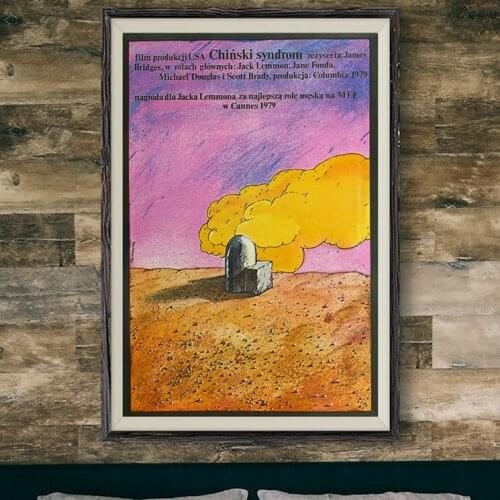 159 THE CHINA SYNDROME Movie European Version Wall Silk Cloth Poster Art Decoration Gift