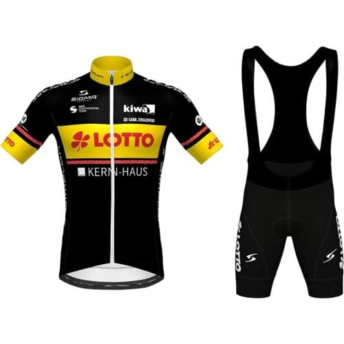 LOTTO Cycling Jersey Set Men Summer Breathable Bicycle Mtb Bib 9D Gel Shorts Clothing Roupa Ciclismo Maillot Hombre Masculino