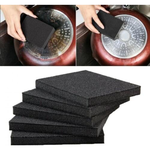 Melamine Sponge Emery Sponge Rust Cleaning Brush Cotton Kitchen Accessories Descaling Clean Rub Pot Removing Kit Kitchen Tools