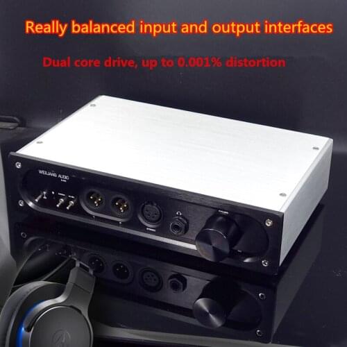 New product 2021 NEW WEILIANG AUDIO E600 fully balanced dual core low distortion headphone amplifier