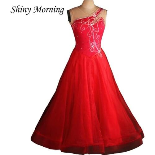 Ballroom dance dress customized ballroom dreses for girls ballroom dresses woman waltz red ballroom dance waltz dresses