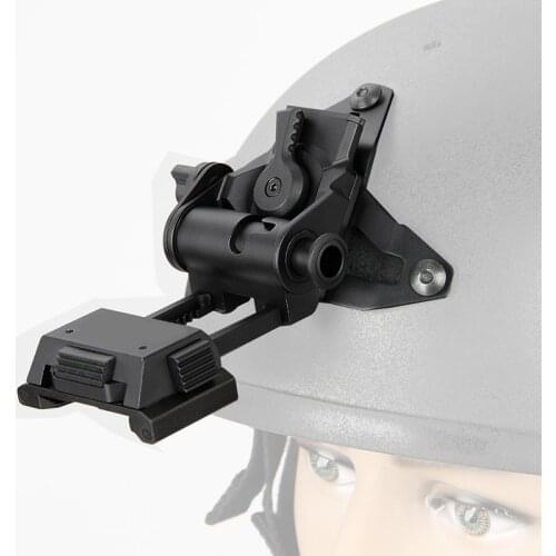 PPT Aluminum Helmet Adapter NVG Mount System Helmet Bracket with Permanent VAS Shroud For Night Vision PP24-0189
