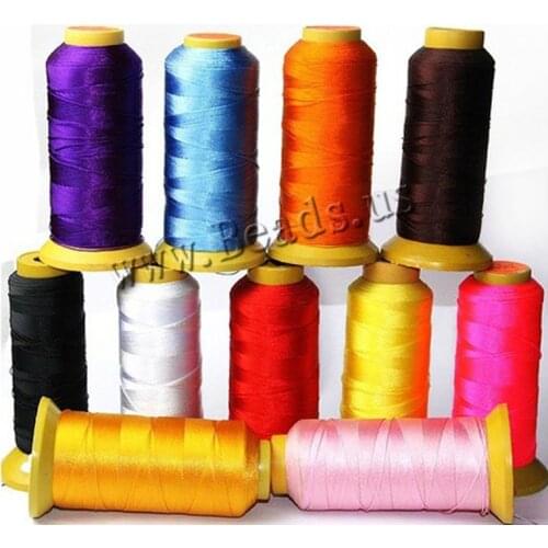 750m pool Silk Beading Thread Pearl String cord 16 color 0.2-0.3mm Jewelry DIY Making Cord Thread Silk Costume Jewelry Thread