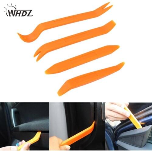 WHDZ 4pcs/set Car Panel Removal Tools Automobile Radio Panel Door Clip Trim Dash for Removal Installer Pry Repair Tool