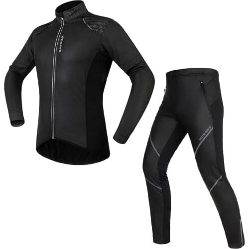 WOSAWE Whirlwind Waterproof Mens Cycling Coat Long Sleeves Sports Jersey Jacket Bike Cycling Jersey