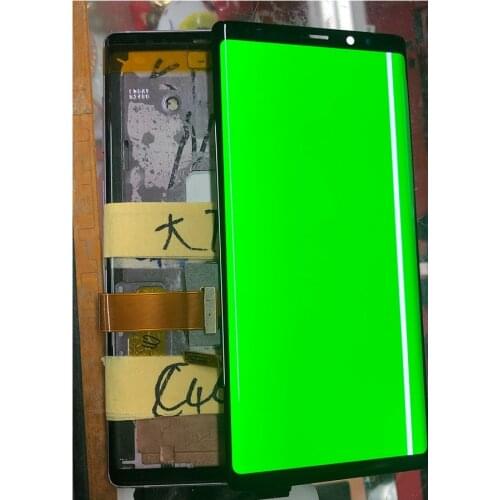 Points Line AMOLED Screen For Samsung Galaxy Note 9 N960U N960F Note 8 N950N N950F LCD Note 9 Display Touch Screen Digitizer