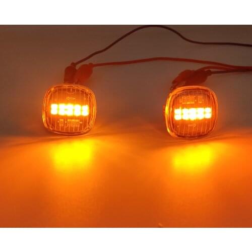1pair LED Dynamic Turn Signal Side Marker Light Sequential Indicator For Skoda Fabia Octavia Mk1 Mk2 Roomster Rapid NH3