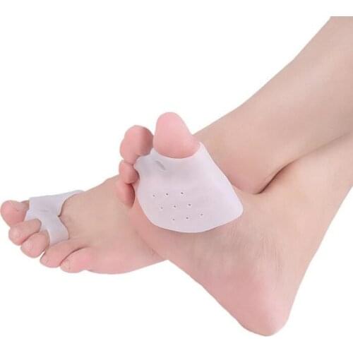 2pcs Gel Bunion Corrector Foot Care Tool Bone Big Toe Protector Hallux Valgus Straightener Toe Spreader Pedicure Corrector New