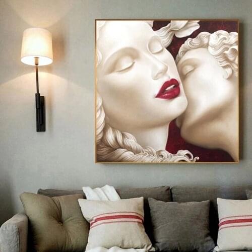 Abstract David Nude Body Canvas Painting Sculpture Posters and Prints Artwork Wall Art Pictures for Living Room Home Decoration