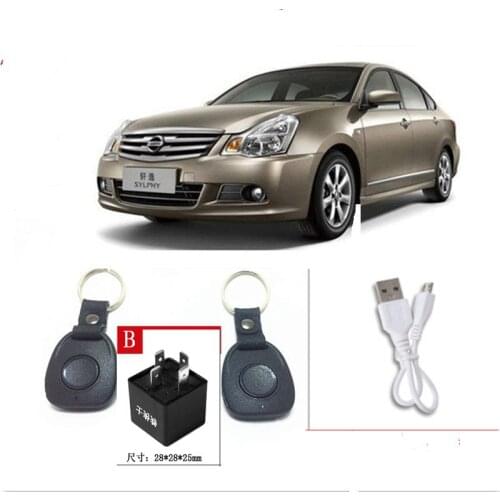 Anti-hijack car Burglar alarm wireless anti-theft relay immobilizer hidden lock with 2 remote usb charger automica engine lock