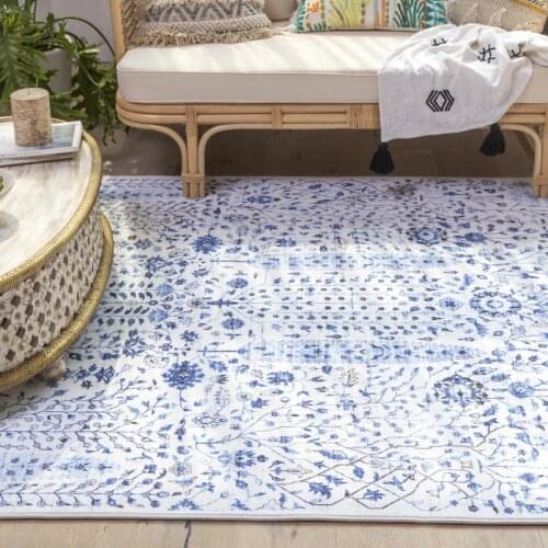 Boho Persian Retro Carpet For Living Room Bedroom Large Area Rug Modern Home American Coffee Mat Floor Bedside Carpet Table