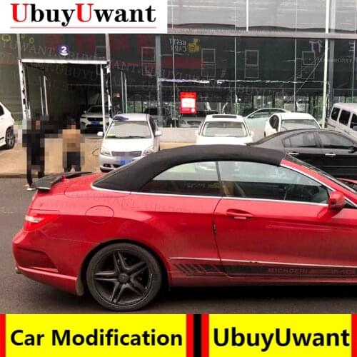 For 2008-2016 W207 C207 Spoiler Benz E - Class Coupe E200 E300 E320 Real Carbon Fiber Rear Trunk Spoiler Rear Wing Carbon Fiber