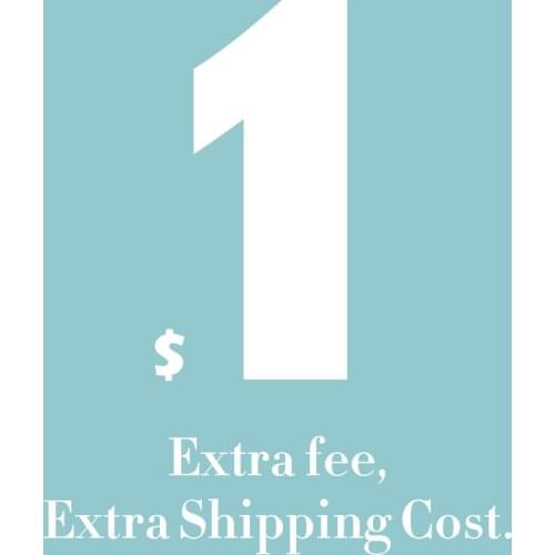 Extra fee, Extra Shipping Cost. Extra Service Fee Charged