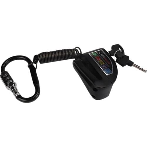 80%HOT Motorcycle Motorbike MTB Bike Helmet Anti-theft Rope Disc Lock Password Padlock