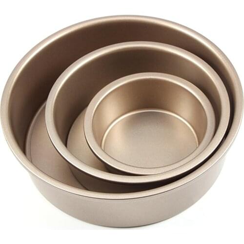 Round Cheese Cake Pan 6-Inch & 8-Inch & 10-Inch Cake Pan with Removable Bottom Non-Stick Bakeware Cake Mold Cake Mould