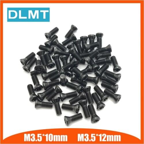M3.5*8mm M3.5*9mm M3.5*10mm M3.5*12mm M3.5*14mm 50Pcs CNC lathe tool spare screws for Replaces Carbide Inserts accessories