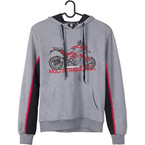 KODASKIN Men Cotton Round Neck Casual Printing Sweater Sweatershirt Hoodies for Multistrada 1200 Multistrada1200