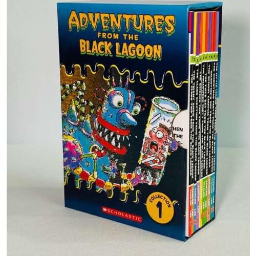 10 Book/set Black Lagoon Collection Set 1 English Story Picture Books for Children Learn English Reading Books for Kids