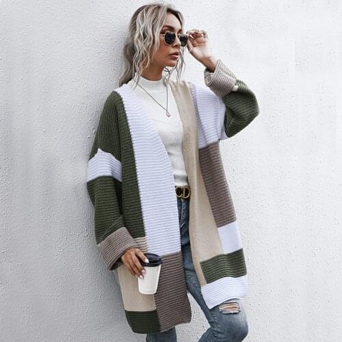 Thicken Cardigan Female Loose Knitwear Long Coat Autumn Winter Casual Chic Outerwear Women Fashion Sweater Jacket Knitted
