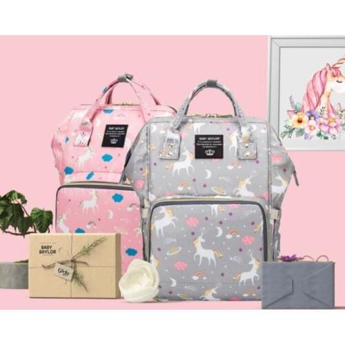 Pink lovely Maternity Bag handbag travel organizer backpack Nappy Bags WaterProof Baby Diaper Bag Mummy Maternity