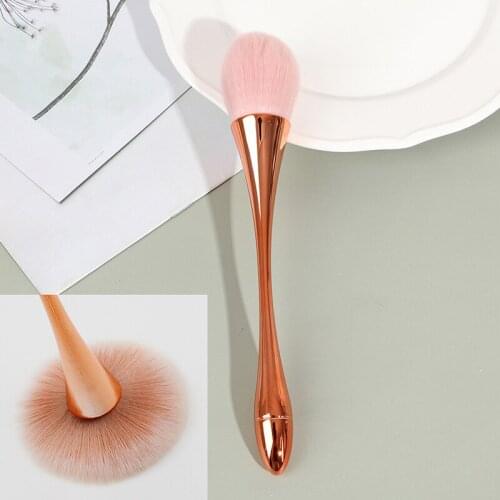 Rose Gold Powder Blush Brush Professional Make Up Brush Large Cosmetic Face Cosmetic Face Make Up Tool