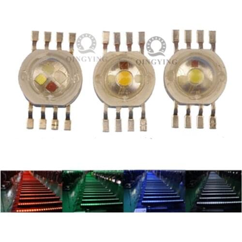 45MIL RGBW LED Diode 8pins High Power LED Chip 4W-12W Colorful four core sources DIY for LED Stage lighting beads 4.7