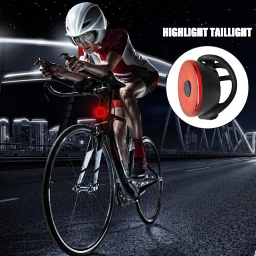 Bicycle Taillights Bicycle Brake Warning Lights 8 Hours Battery Life Bicycle Front Rear Tail Lights Highlight Bike Seatpost Lamp