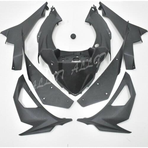 Raw Inner Covers Black Fairing kit Little Picese Fit For Kawasaki Ninja 400 2018-2019
