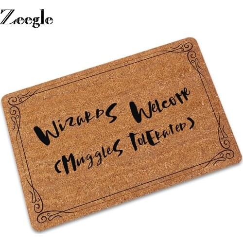 Zeegle Go Home Entrance Mats Funny Doormat Rubber Hallway Rugs Anti-slip Toilet Mats Bathroom Floor Rugs Bedroom Carpet Foot Mat