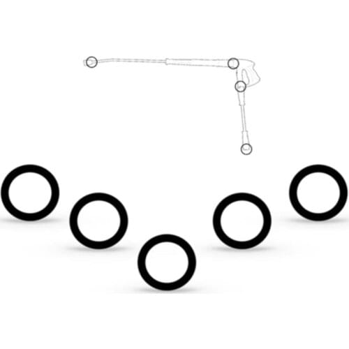 10 X 8 X 0.3 Cm O-Ring 10x 8x 0.3cm For Karcher Lance Hose Nozzle Spare O-Ring Seal 28809900 100% Brand New And High Quality