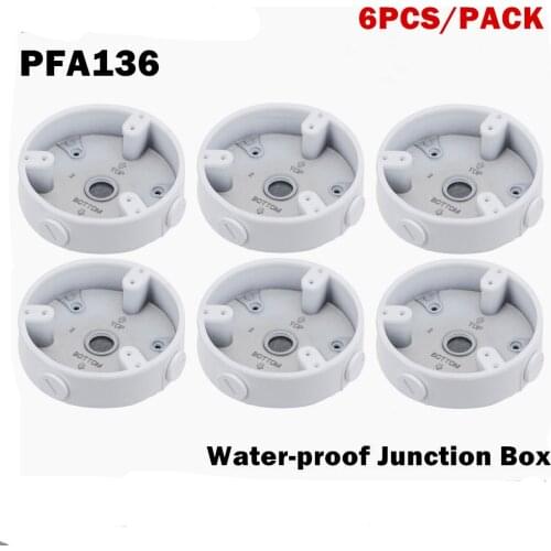 6PCS/PACK PFA136 Waterproof Junction Box for IP Camera HDCVI Camera PTZ CCTV Camera Security Camera Mini Dome Camera