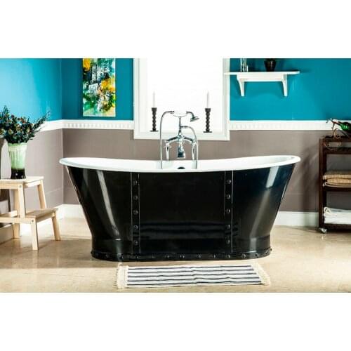 67" CUPC Approval Freestanding Luxury Iron Indoor Bathtub Skirting Cast Iron Tub 1008-5