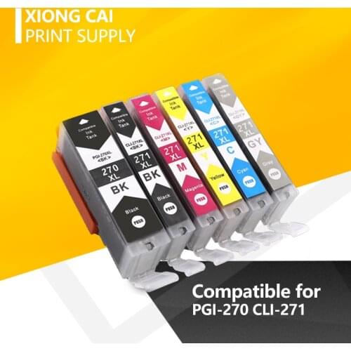 Compatible for Canon PGI-270 CLI-271 270 271 Compatible Ink Cartridge For Canon PIXMA MG5720 MG6820 MG7720 PIXMA TS5020 Printer