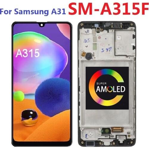 Incell For Samsung Galaxy A31 A315 SM-A315F SM-A315F/DS Display LCD Touch Screen Digitizer Assembly Frame Tools Kits