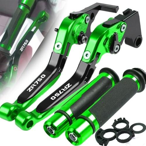 For Kawasaki Z750R Z750 R Z 750R 2011 2012 Motorcycle Aluminum Accessories Brake Clutch Levers & 7/8 handlebar Handle bar Grips
