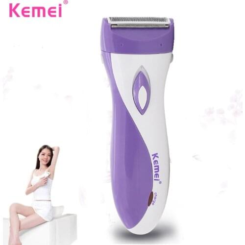 KEMEI Waterproof Electric Epilator Women Shaving Machine electric shaver Bikini Underarm Body Hair Removal Device eebt10 KM-3018