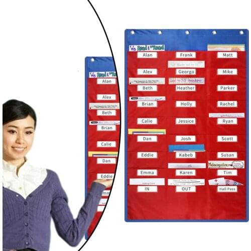 Storage Pocket Chart ing File Organizer Folder Paper Holder Storage Bag