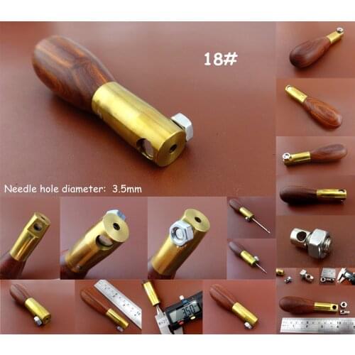 Leather Crafts Sewing Stitching Awl Taper-shank Clip Needle Handle Tool - Edger Creaser Groover Skiver Beveler Awl Slicker Punch