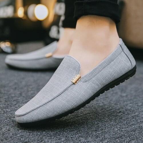 Spring Mens Shoes Cloth Shoes Footed Shoes Linen Casual Zapatillas Hombre Chaussure Homme