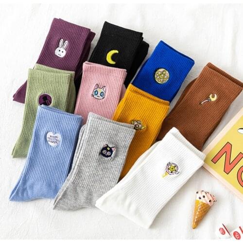 Socks womens Womens socks Womens summer slippers Socks with print funny Sock Socks with inscriptions cotton White happy