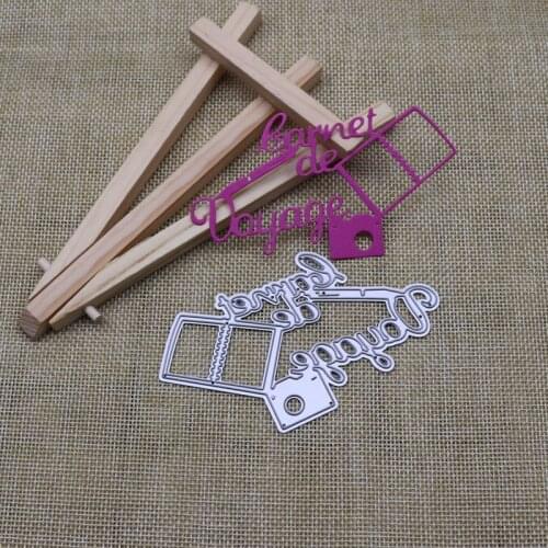 New Arrival Pen Camera Book Carnet De Voyage Metal Cutting Dies Stencil Greeting Card Decor DIY Scrapbooking Paper Photo Album